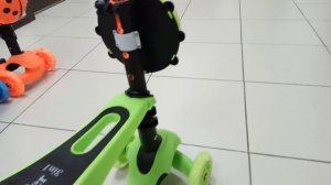 Самокат-беговел музыкальный 5 в 1 Божья Коровка, Sky scooter 5 in 1