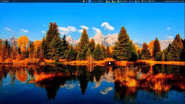 MX 19 Xfce Panel with System Monitor and Menu смотреть онлайн