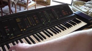 1984 YAMAHA PS-6100 FM Digital Synthesizer Pete Townshend Hiding Out in stereo