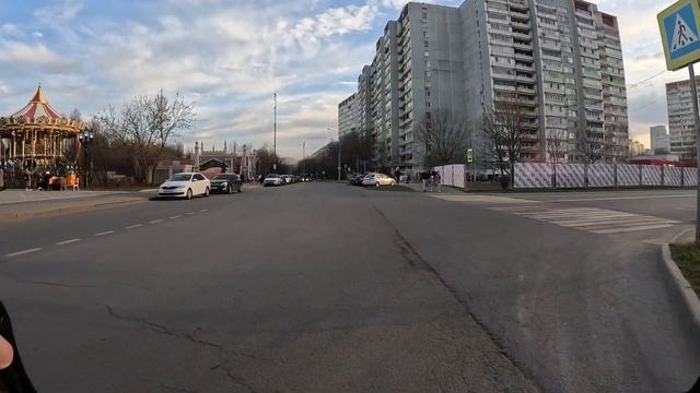 Велопрогулка от ТЦ Июнь Мытищи до ВДНХ 4K