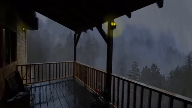 Lluvia Relajante Para Dormir - Sonido de Lluvia y Truenos en Techo - Rain Sounds For Sleeping 241