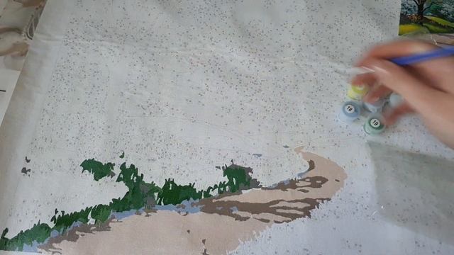 Рисуем картину по номерам. Легко и просто!