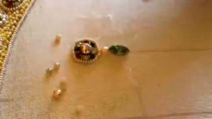 Видео процесс как я вышиваю серьги в технике сажение по бели!