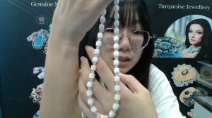 20240902-04 pink opal Prehnite and round gemstone with Natural gems DIY as gift Loose Beads Making N