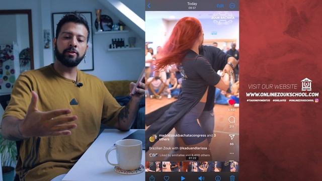REACTEACHING Kadu & Larissa Madrid Bachata Zouk Congress 2023 | Online Zouk School смотреть онлайн