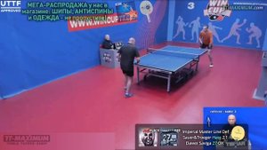 Игра короткими и длинными шипами ОХ у стола: Коваленко Сергей, Sauer&Troeger HASS & Dawei Saviga 27