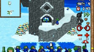 Lemmings 3D: Winterland (PC/DOS) 1995, Psygnosis, Clockwork Games