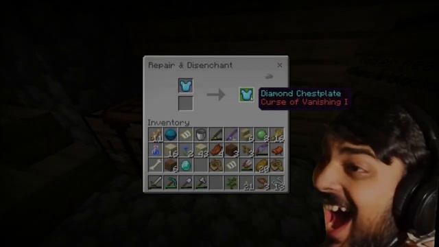When you get Curse of Vanishing ? (MINECRAFT) смотреть онлайн
