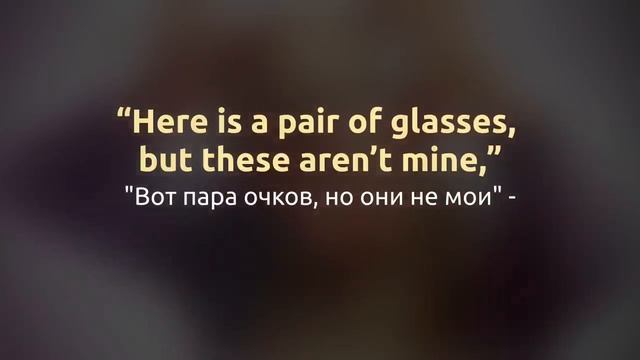 MISSING GLASSES [Начни ПОНИМАТЬ английский на слух Простой рассказ на английском для начинающих]