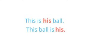 Особенности употребления абсолютной формы притяжательного местоимения his (его)