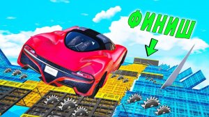 СПУСК БЕЗ ТОРМОЗОВ С ОГРОМНОЙ ГОРЫ НА ЧИТ ТАЧКАХ В ГТА 5! GTA 5 МОДЫ!