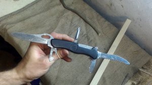 обзор мультитул Зубр/копия на #Victorinox GAK111/бюджетный нож/Часть 1