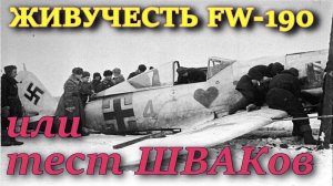 Боевая живучесть FW-190 или Дамаг тест пушки ШВАК на Ла-5. Ил-2 Штурмовик Битва за Сталинград