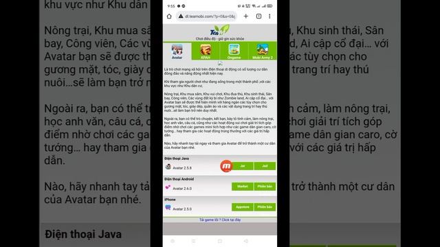 Tải Phiên Bản Avatar 2D Gốc Cho điện thoại java | Cách Tải Avatar 2D Thành Phố Diệu Kỳ Avatar258.ja смотреть онлайн