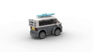 Lego mini VW T6 California camper van