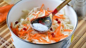 Квашеная капуста с калиной