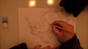 How-to-Draw Ariel & Melody from The Little Mermaid 2 - Walter Sketchy