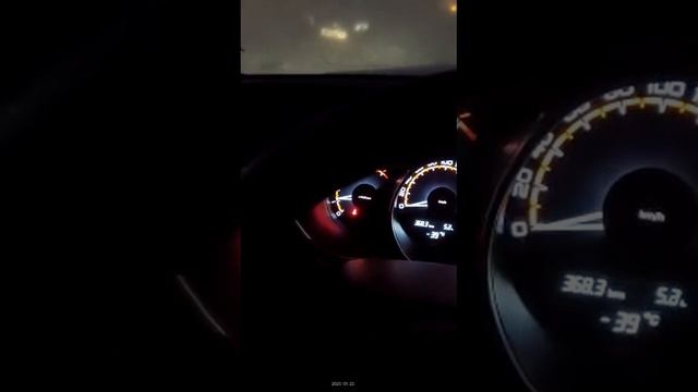 Аккора запуск авто в -39 градусов г. Новокузнецк #аккора #мороз #автомасла #моторныемасла