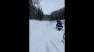 Стелс Ставр. Прогулки на снегоходе.