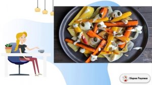 Салат из моркови и лука-порей. Простые блюда рецепты с фото