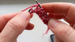 Красивая простая двусторонняя резинка спицами. Вязание для начинающих.