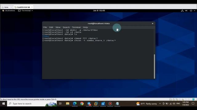 How to install Samba server and share directory on linux cenos8 ? смотреть онлайн