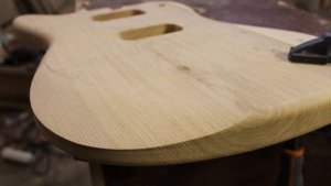 Изготовление корпуса электрогитары  Artwave (Production of a body of an electric guitar Artwave)