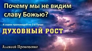 Духовный рост ｜ Почему мы не видим славу Божью？ ｜ Алексей Прокопенко