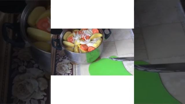 Приготовление блюда "Дамлама" #готовимВместе ??