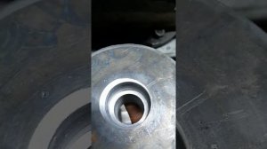 Внутренняя шпонка на токарном.