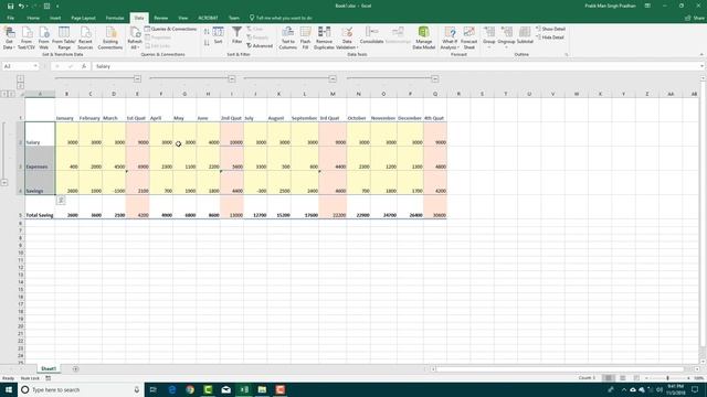 MS Excel Tutorial - Lesson 52 - Collapsing and Expanding data