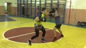 тренеровка  Даниила Грицай и бои