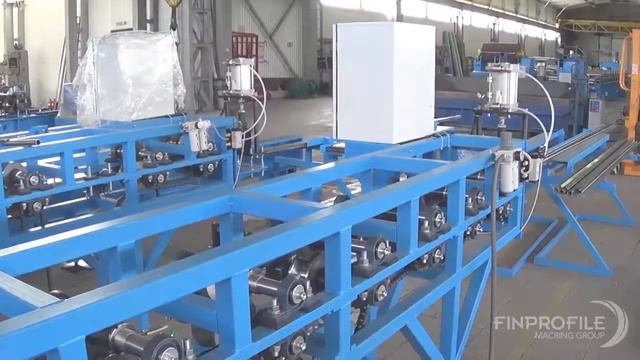 The automated line for production of profiles for CD and UD plasterboards mounting