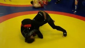 День спаррингов. Новослободская.17.04.2015 Мила против Муравья.