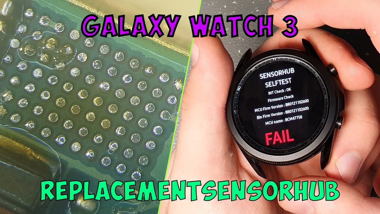 Samsung galaxy watch 3 (SM-R840) не работают сенсоры после воды, замена sensorhub смотреть онлайн