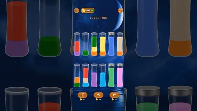 Sort Em All -- Water Puzzle Level 1195 Gameplay Walkthrough смотреть онлайн