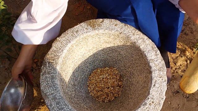 Nomadic lifestyle in Iran  rural lifestyle in Iran  cooking vegetarian meatball in village house