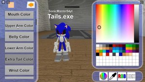 How to make Sonic.exe in sonic pulse RP (ROBLOX)