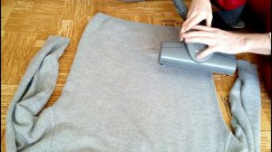 Удаляем катышки с одежды турбощеткой