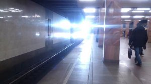 Поезд Синергия 2 на станции Печатники