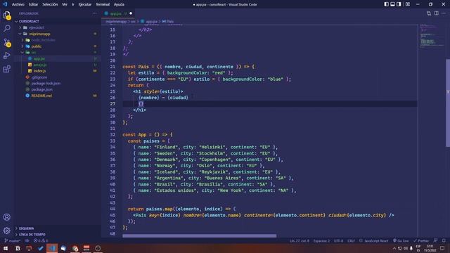 CURSO REACTJS - CONDITIONAL RENDER