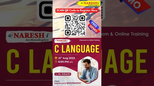 No 1 Best C Language Training 2023 | C Language  Beginners | NareshIT #clanguage  #c