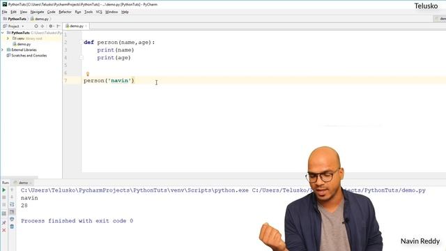 #34 Python Tutorial for Beginners | Types of Arguments in Python