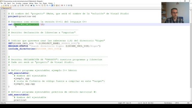 Tutorial C++, CMake, Visual Studio, Eigen смотреть онлайн