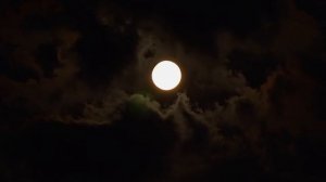 Луна,ночь,таймлапс.