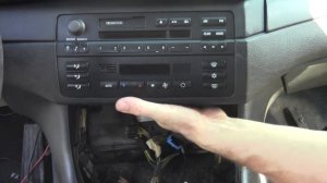BMW 3 серии Е46  Блок климат контроля . Как снять ?