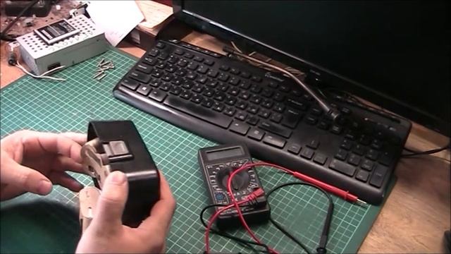 Простой ремонт шуруповерта. Пропадает питание. смотреть онлайн