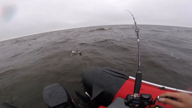 Экстремальная рыбалка в море (Рыбинское водохранилище) смотреть онлайн