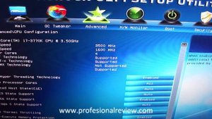Asrock Z75 UEFI BIOS