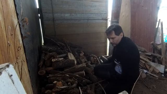 Переделываю дровник в склад. смотреть онлайн